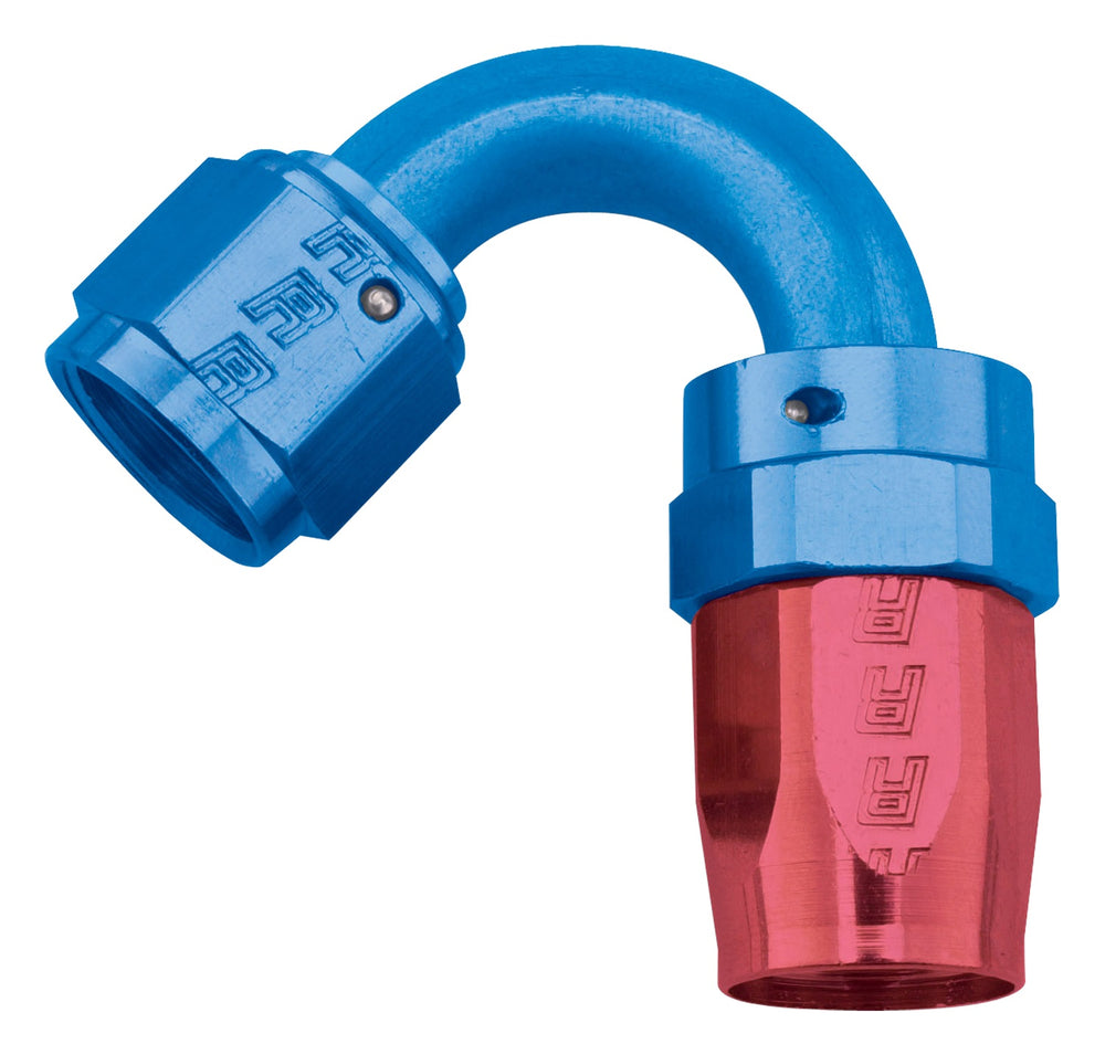 Russell FULL FLOW SWIVEL TIGHT RADIUS HOSE END 120 #12 ANODIZED