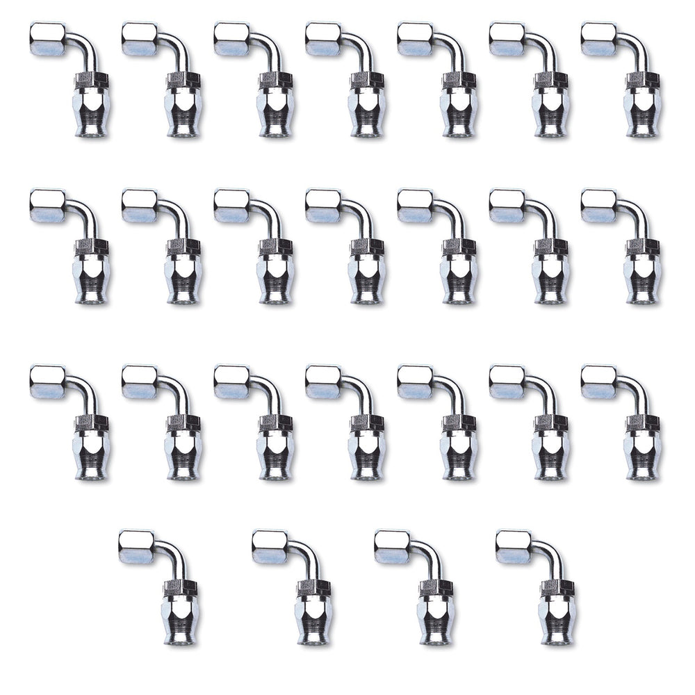 Russell ENDURA PWR STEERING HOSE END;-6 90 DEGREE 25 PC BULK PKG