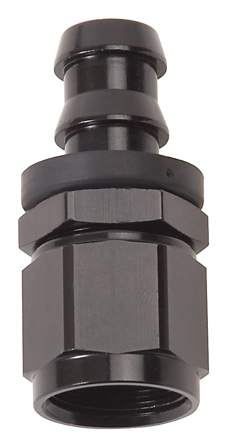 Russell HOSE END TWIST LOK STRAIGHT-4 BLK ANODIZED