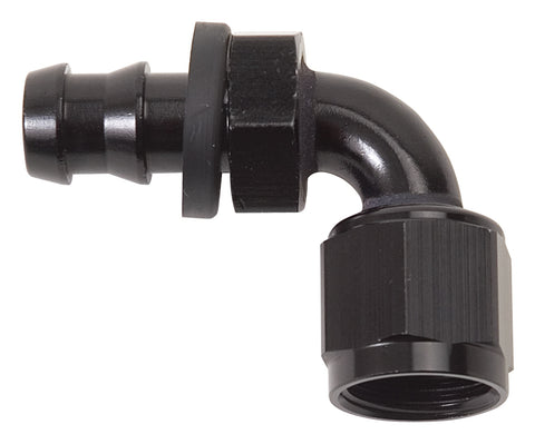 Russell HOSE END TWIST LOK 90 DEG-8 BLK ANODIZED