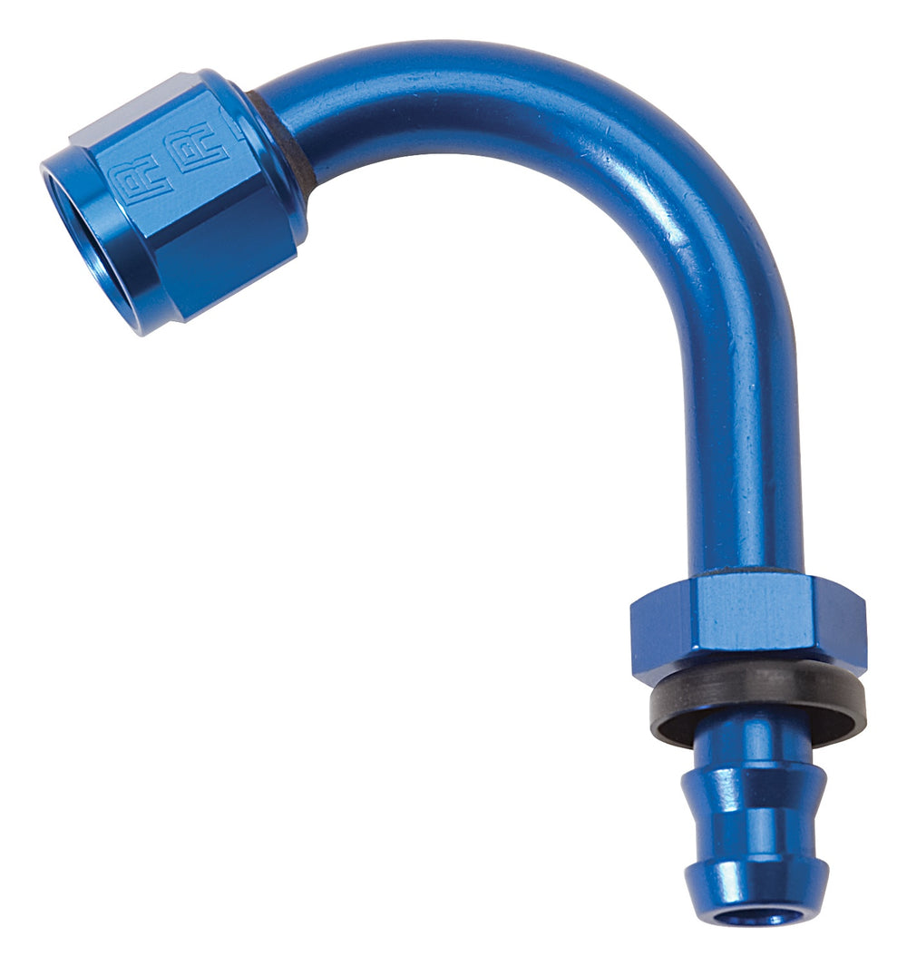 Russell TWIST LOK HOSE END 120-DEG #8