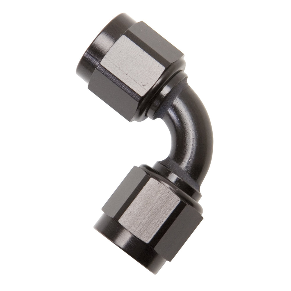 Russell ADAPTER-8 AN FEMALE SWIVEL COUPLER 90 DEG BLK FINISH