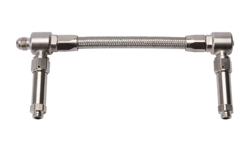 Russell ENDURA-8 DUAL INLET W/OUT FILTER FOR DEMON CARBS W/9/16in.-24 INLETS