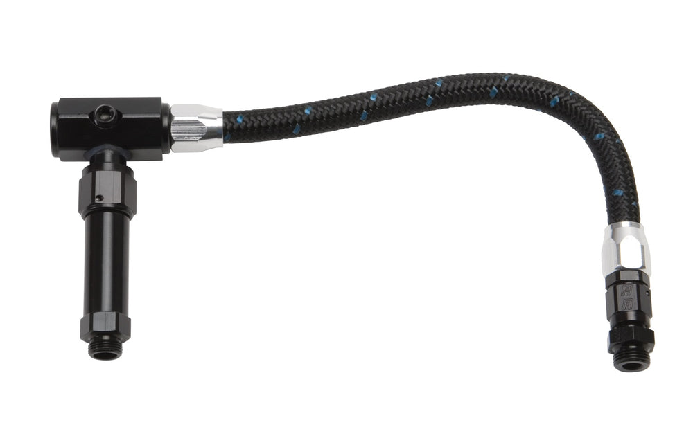 Russell CARB KIT-6 DUAL INLET KIT FOR ALL DEMON CARBS W/9/16-24 INLETS W/OUT PRESSURE GAUGE CLR/BLK FINISH