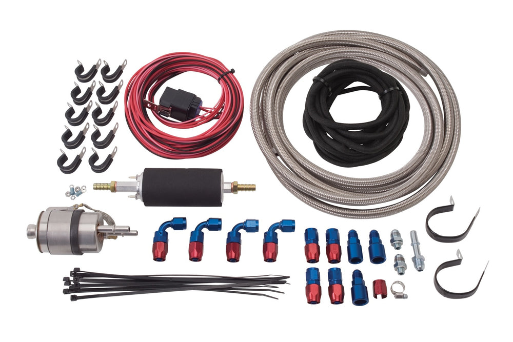 Russell PLUMBING KIT COMPLETE FUEL SYS LSX/LQX ENGINES W/RETURN-LESS FUEL SYSTEM/OEM RAILS UP TO 450 HP