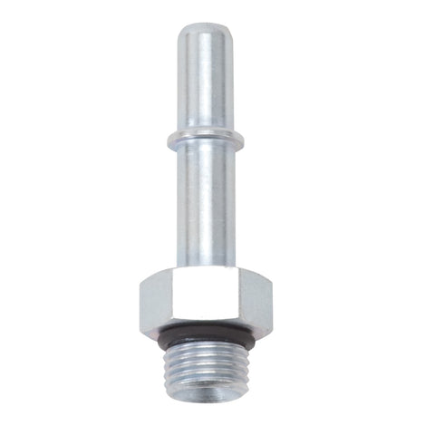 Russell ADAPTER FITTING; 3/8in. SAE QUICK DISCONNECT MALE TO #6 SAE PORT MALE STRAIGHT CLEAR ZINC FINISH