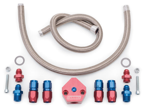 Russell TUNNEL RAM. EDELBROCK PERFORMER SERIES/THUNDER SERIES AVS CARBS FUEL LINE KIT