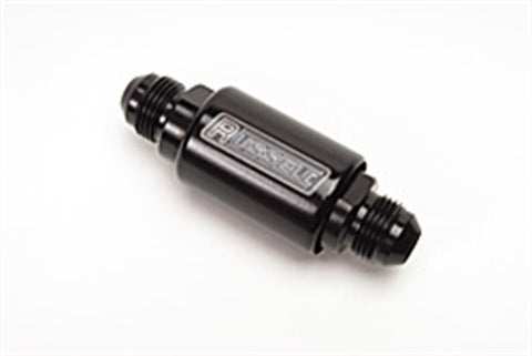 Russell Fuel Filter; Competition Series; 3.25in. long;-8 X-8; Black