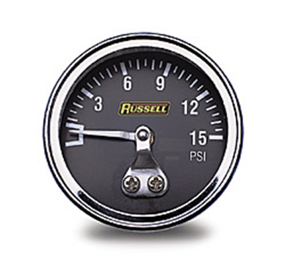 Russell NON LIQUID FILLED GAUGE 0-15 PSI