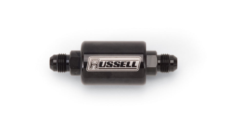 Russell CHECK VALVE-6 AN MALE TO-6 AN MALE BLK ANODIZED