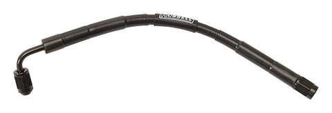 Russell UNIVERSAL DOT BRAKE HOSE #3 90 DEG TO #3 STRAIGHT 9in. L BLK