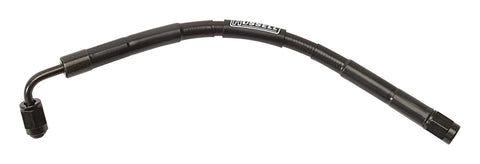 Russell UNIVERSAL DOT BRAKE HOSE KIT #3 90 DEG TO #3 STRAIGHT 15in. L BLK