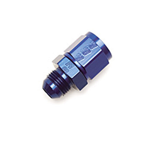 Russell BLUE ANODIZED-10 TUBE COUPLING NUT W/FLARED REDUCER TO-8 AN MALE