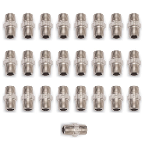 Russell MALE PIPE NIPPLE 1/8in. NPT ENDURA FINISH (BULK PKG OF 25)