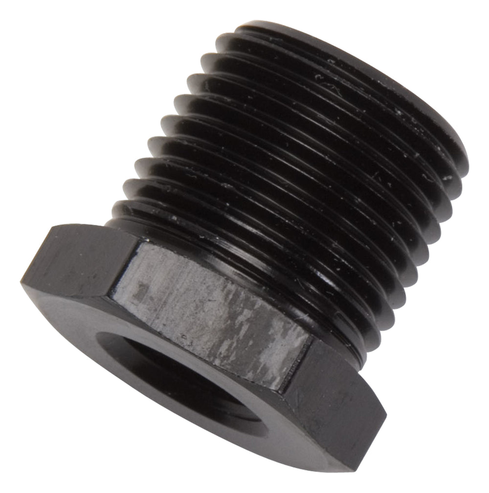 Russell ADAPTER FITTING BUSHING REDUCER 3/8in. NPT MALE TO 1/8ft. NPT FEMALE BLK FINISH
