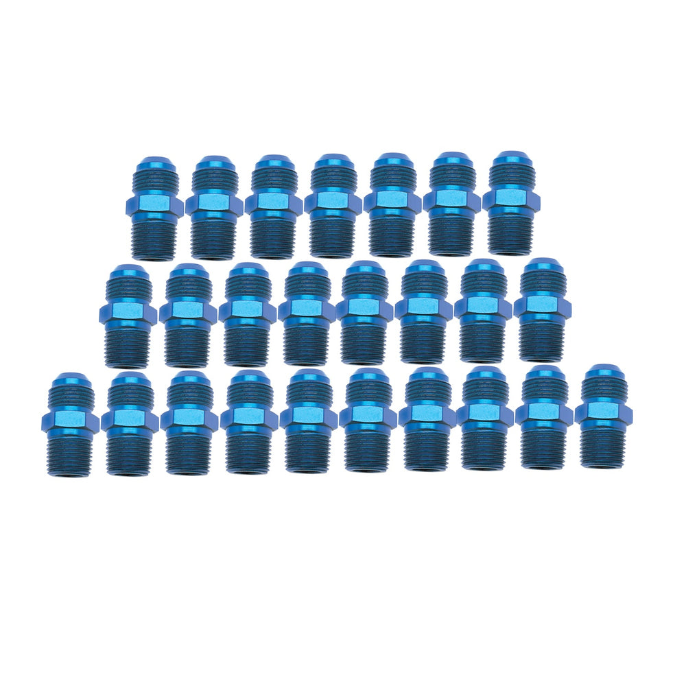 Russell FITTING;-10 AN MALE FLARE X 3/8 NPT MALE STRAIGHT; 25 PIECE BULK PACKAGE