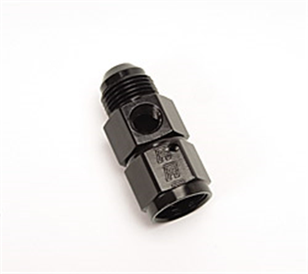 Russell ADAPTER; #8 FUEL PRESSURE TAKE OFF-BLACK