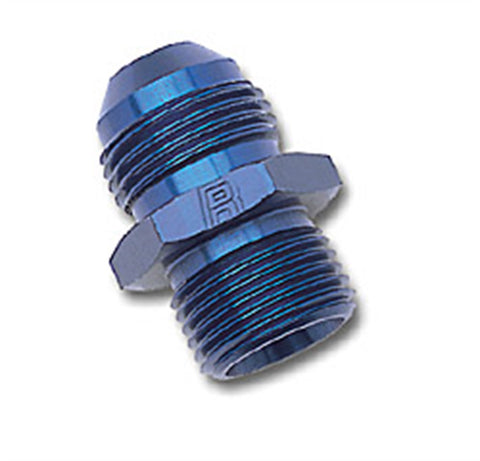 Russell Adapter Fitting; AN to Metric; Straight;-6 x (12mm-1.5); Blue