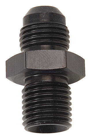 Russell ADAPTER FITTING #6 AN MALE TO 14MM X 1.5 MALE BLK ANODIZED