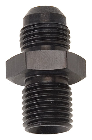 Russell ADAPTER FITTING. #6 AN MALE TO M16 X 1.5 MALE. BLACK FINISH
