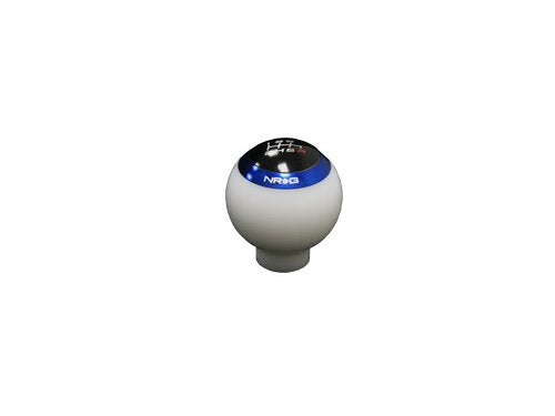 NRG SK-016WH White Shift Knob - 4 Interchangeable Rings