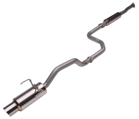 Mega Power Cat-Back 304SS Exhaust w/ 110mm Polished Tip 92-00 Honda Civic Coupe