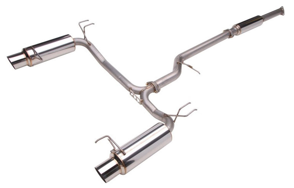 Mega Power Cat-Back 304SS Exhaust w/ Dual 110mm Polished Tips 04-08 Acura TSX