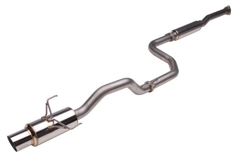 Mega Power Cat-Back 304SS Exhaust w/ 110mm Polished Tip 96-00 Honda Civic Hatchback