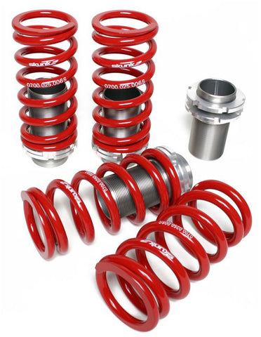 Skunk2 Adjustable Sleeve Coilovers Red 89-00 Honda Civic