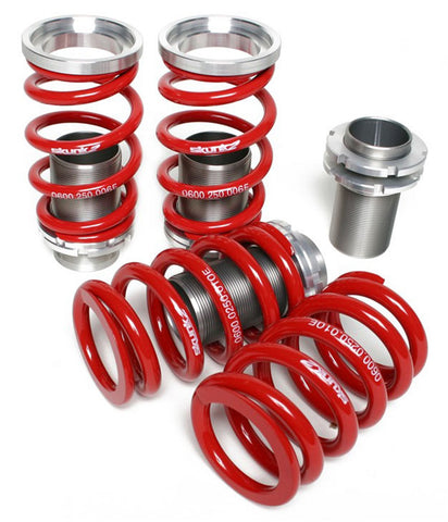 Skunk2 Adjustable Sleeve Coilovers Red 02-04 Acura RSX