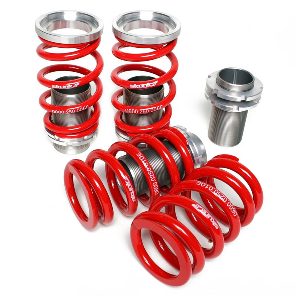 Skunk2 Adjustable Sleeve Coilovers Red 01-05 Honda Civic Ex