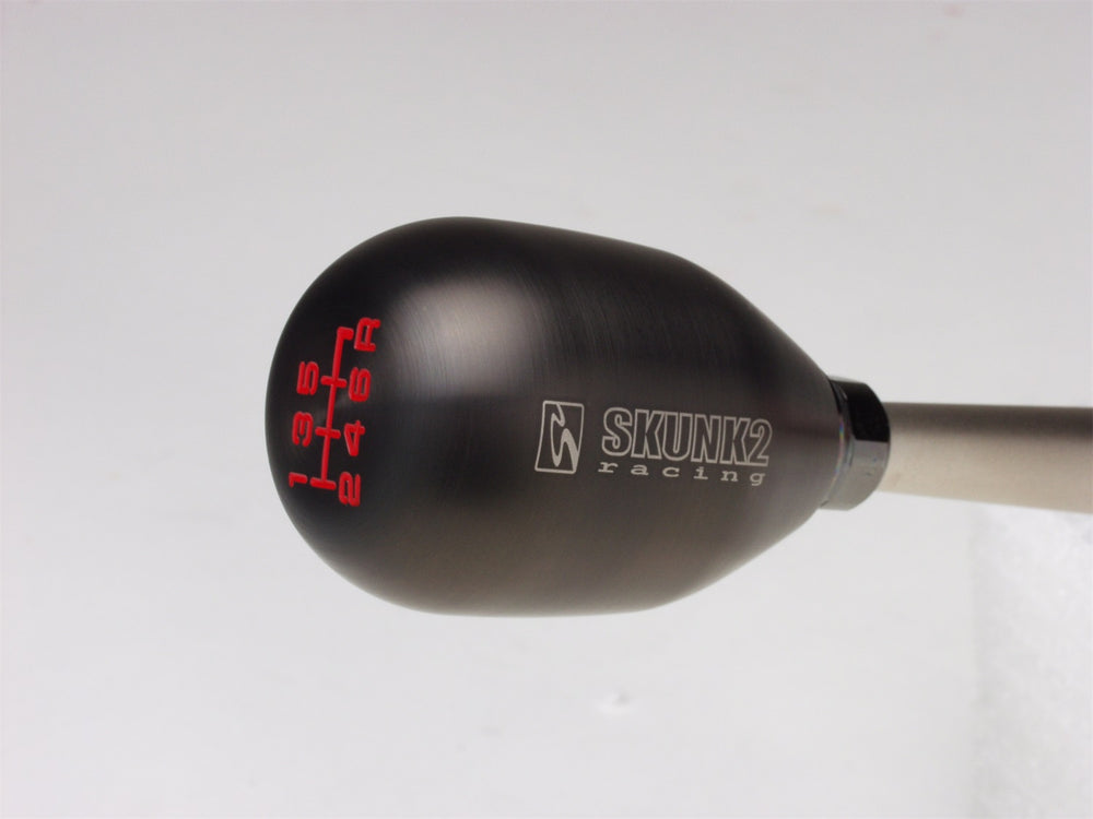Skunk2 Billet Aluminum Shift 6-Speed Knob Gun Metal Gray M10 x 1.50