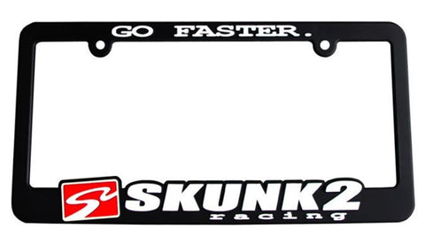 Skunk2 License Plate Frame inGo Fasterin