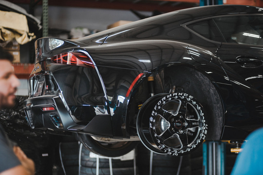 Drag Rear Wheels Weld 17x10 VENTURA BEADLOCK Drag REAR Wheels For Toyota MKV Supra GR