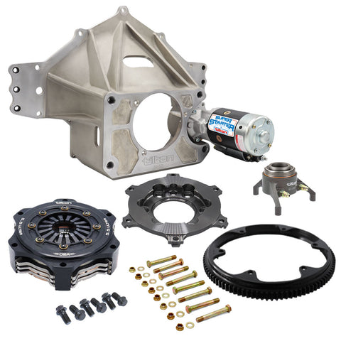 BELLHOUSING KIT, CHEVY (E), MAG, 99T, 5.5 ULTRA, 3 DISC, 26-SP