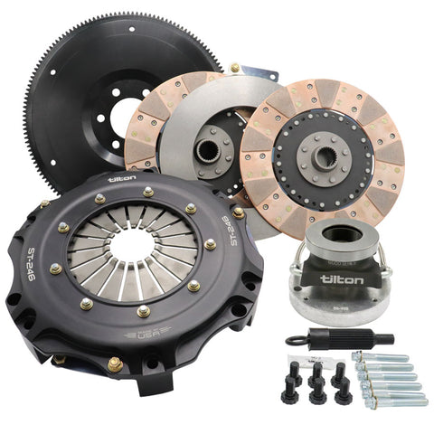 ST-246 TWIN DISC CLUTCH KIT, CERAMETALLIC DISCS, FORD SM BLK (INTL BAL) WITH TREMEC TKO/T56