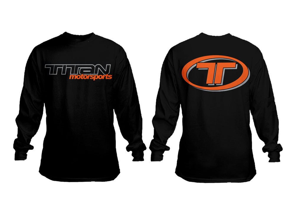 Titan Longsleeve Black Tuner T-Shirt (2X-Large)