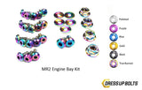 Toyota MR2 W20 (1990-1999) Titanium Dress Up Bolts Engine Bay Kit - DressUpBolts.com
