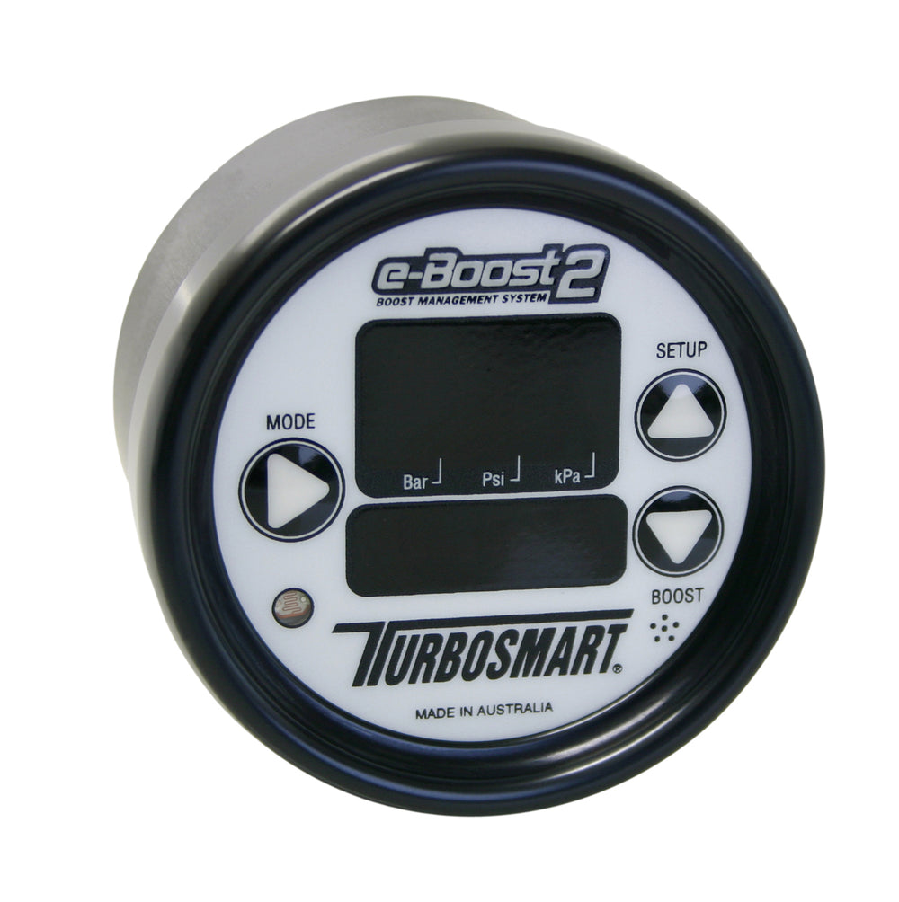 Turbosmart Turbocharger Electronic Boost Controller (eB2 66mm White Black)