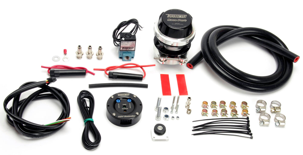 Turbosmart Turbocharger Blow Off Valve (Blow Off Valve controller kit (controller + custom Raceport) BLACK)