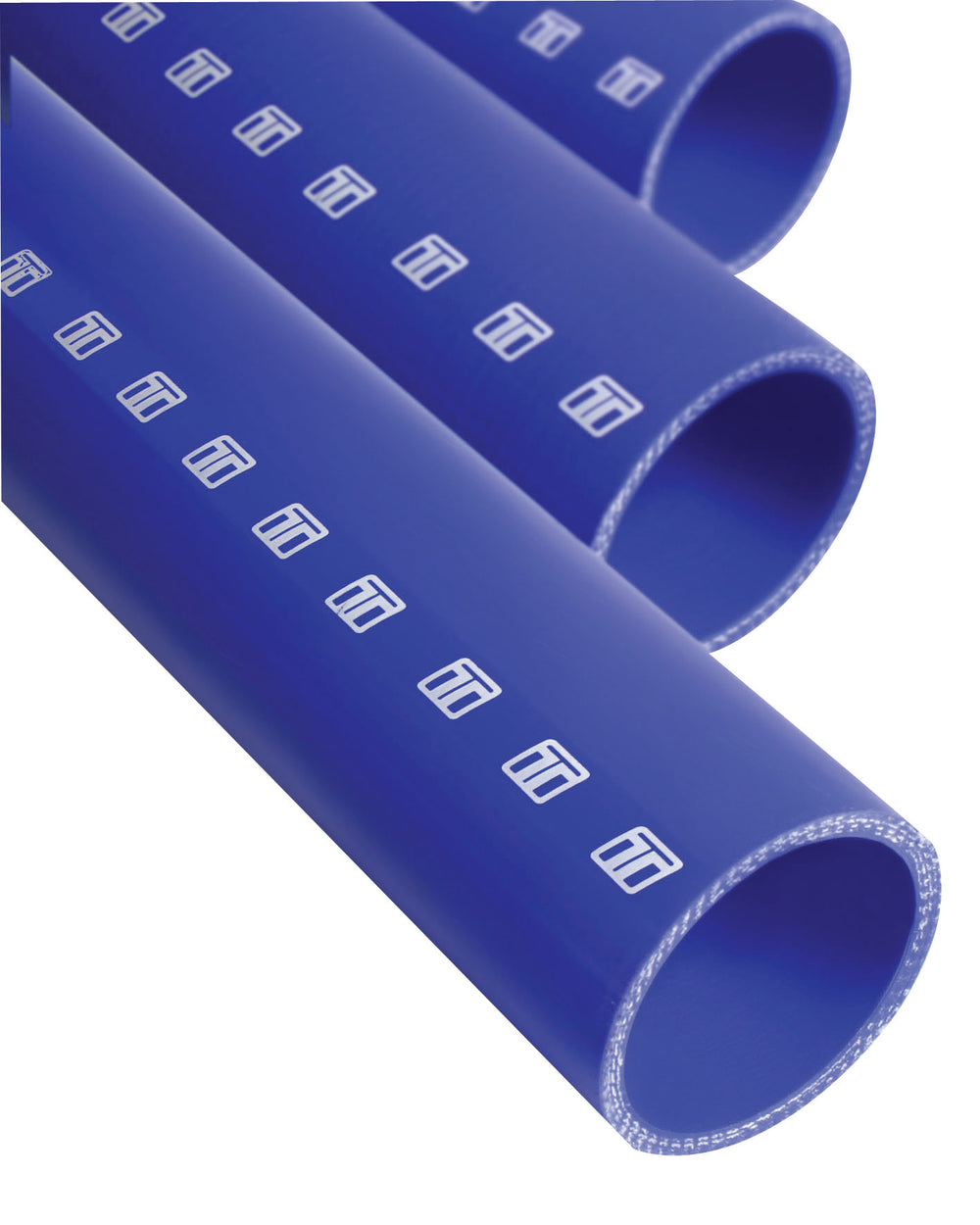 Turbosmart Intercooler Hose Kit (Straight 1.00" ID x 24" - Blue)