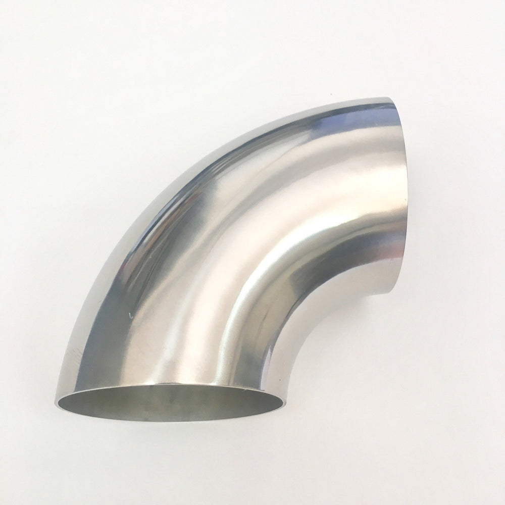 Ticon Industries 1.75″ Titanium 90° Elbow  – 1D Radius – 1mm/.039" Wall