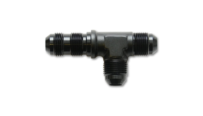 Bulkhead Adapter Tee on Run Fitting, Size: -4AN