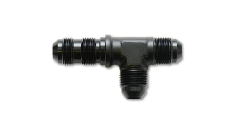 Bulkhead Adapter Tee on Run Fitting, Size: -8AN