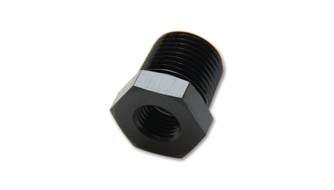 Pipe Reducer Adapter Fitting, Size: 1/4in NPT Female to 3/8in NPT Male