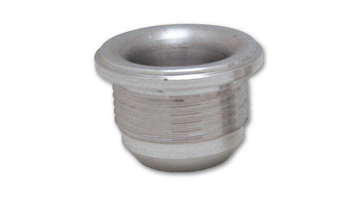Male -8AN Aluminum Weld Bung (3/4-16 SAE Thread; 1in Flange OD)
