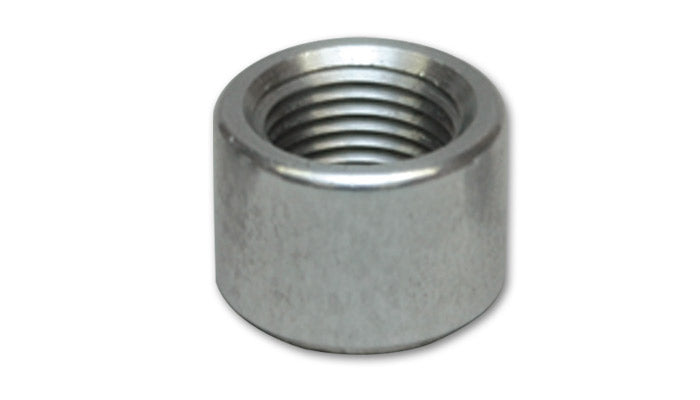 Female -4AN Aluminum Weld Bung (7/16in - 20 Thread, 3/4in Flange OD)