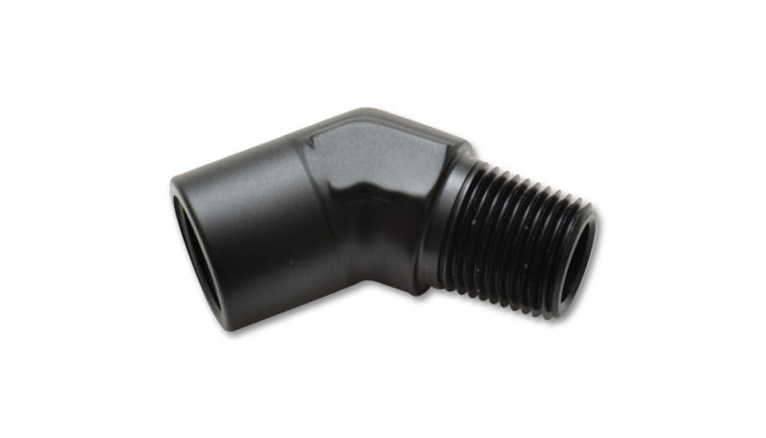 1/8in NPT Female to Male 45 deg. Pipe Adapter Fitting