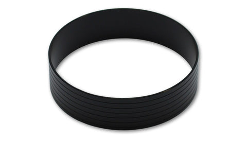 Vanjen Aluminum Union Sleeve for 3.5in OD Tubing - Hard Anodized Black