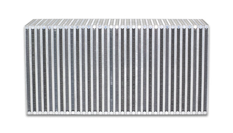 Vertical Flow Intercooler; 24inW x 8inH x 3.5inThick